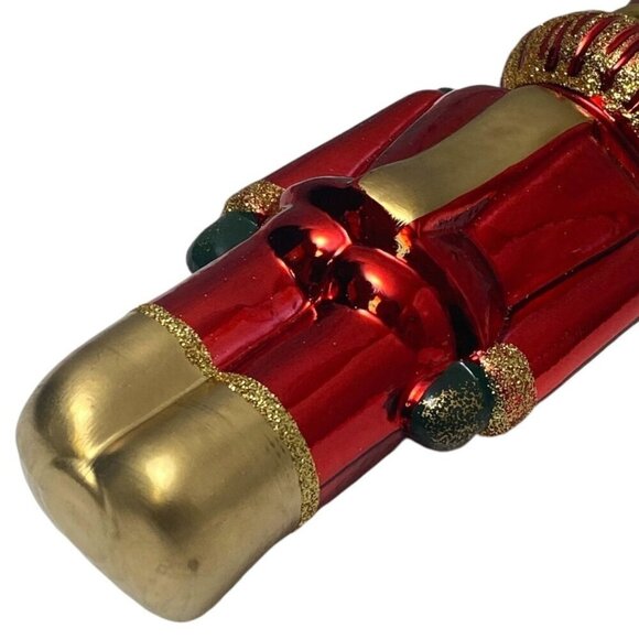 Nutracker Christmas Ornament Blown Glass Krebs Disney Edition  8" Made in German - Picture 14 of 14